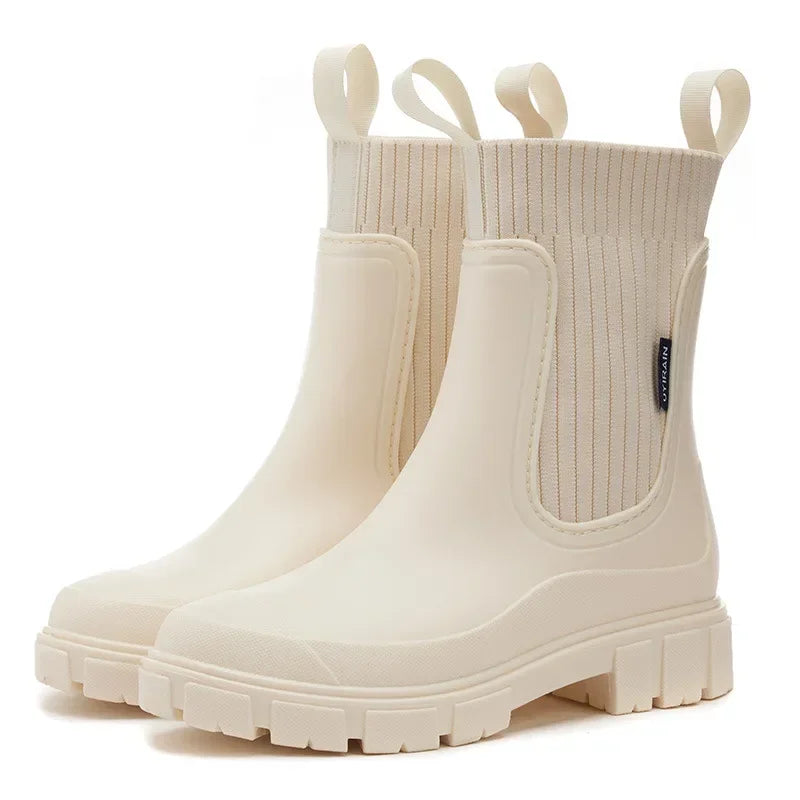 Chelsea Wasserdichte Damen-Regenstiefel mit Komfortsohle