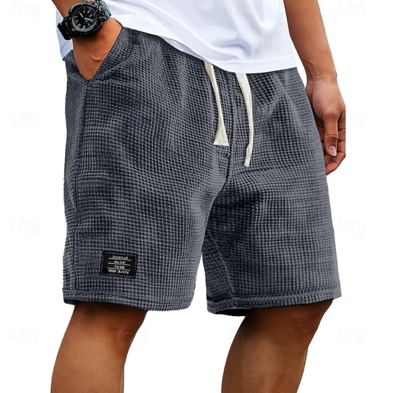 Casual Waffle Sommer-Shorts