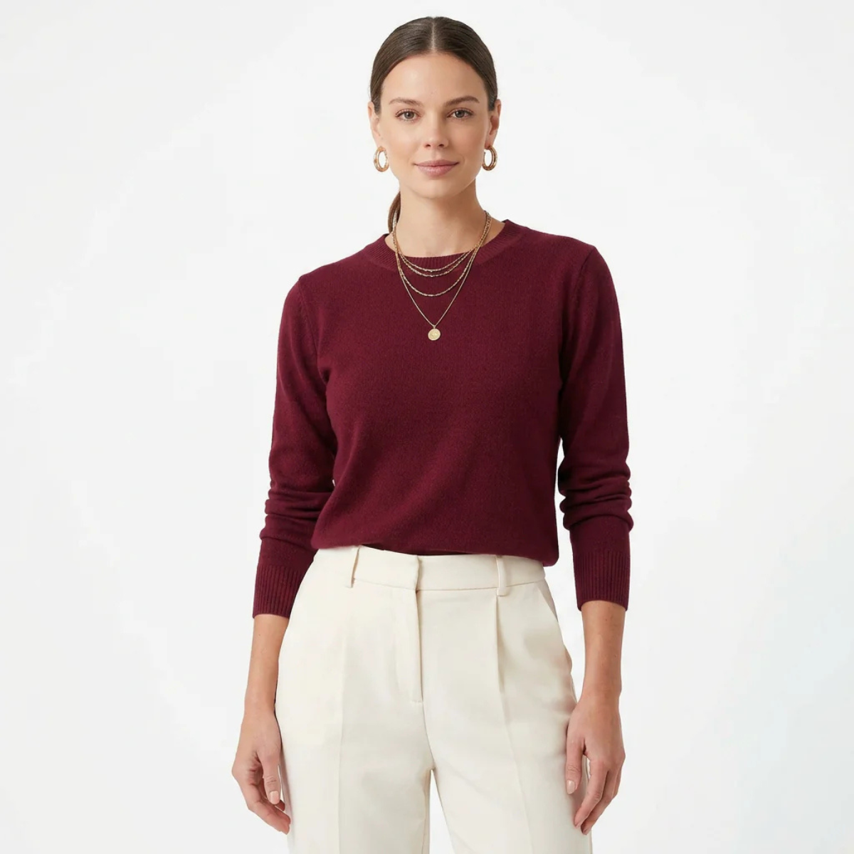Pullover Strick Modal Damen