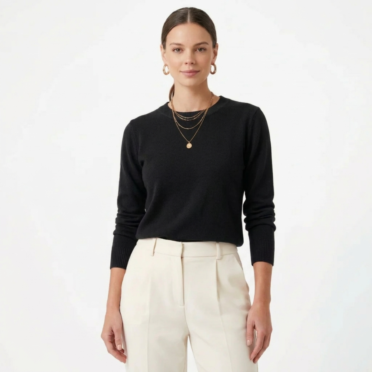 Pullover Strick Modal Damen
