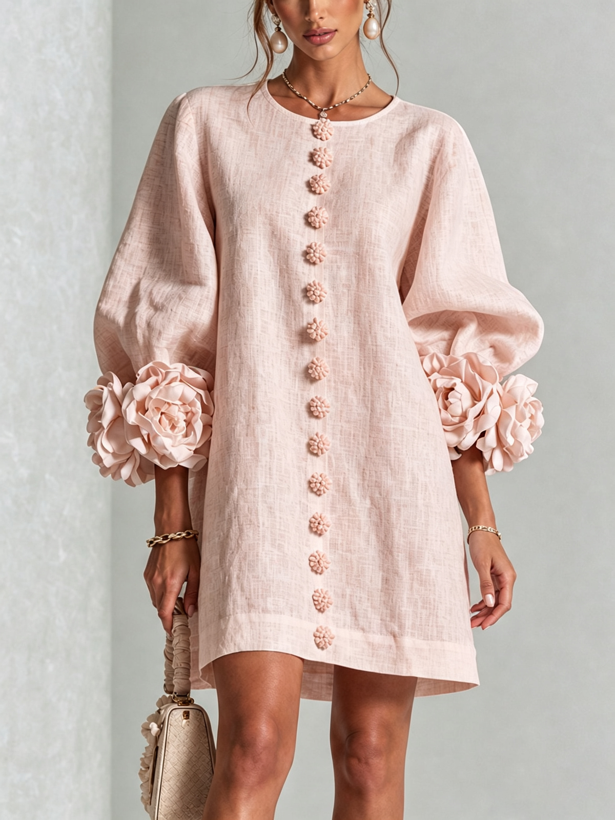 MARIETTA Skulpturales Shift-Kleid