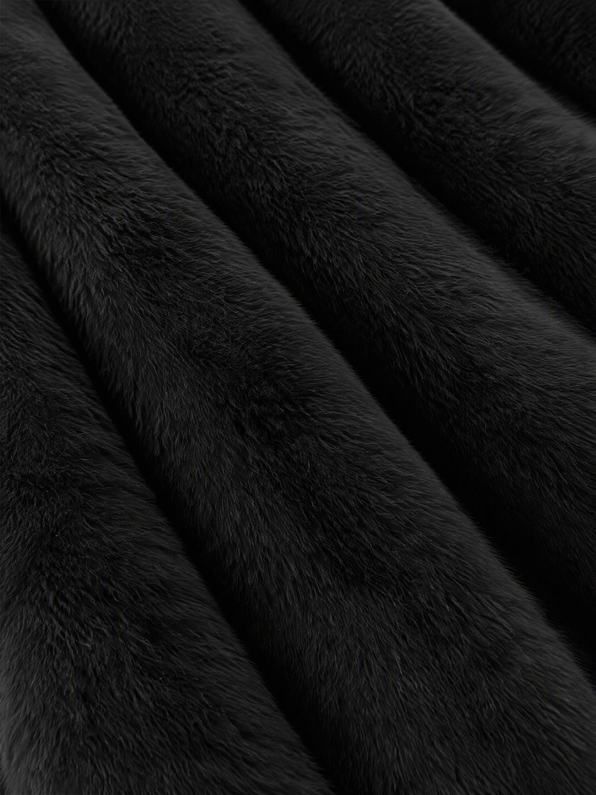 Damen Winter Kunstpelz Gefütterte Parka