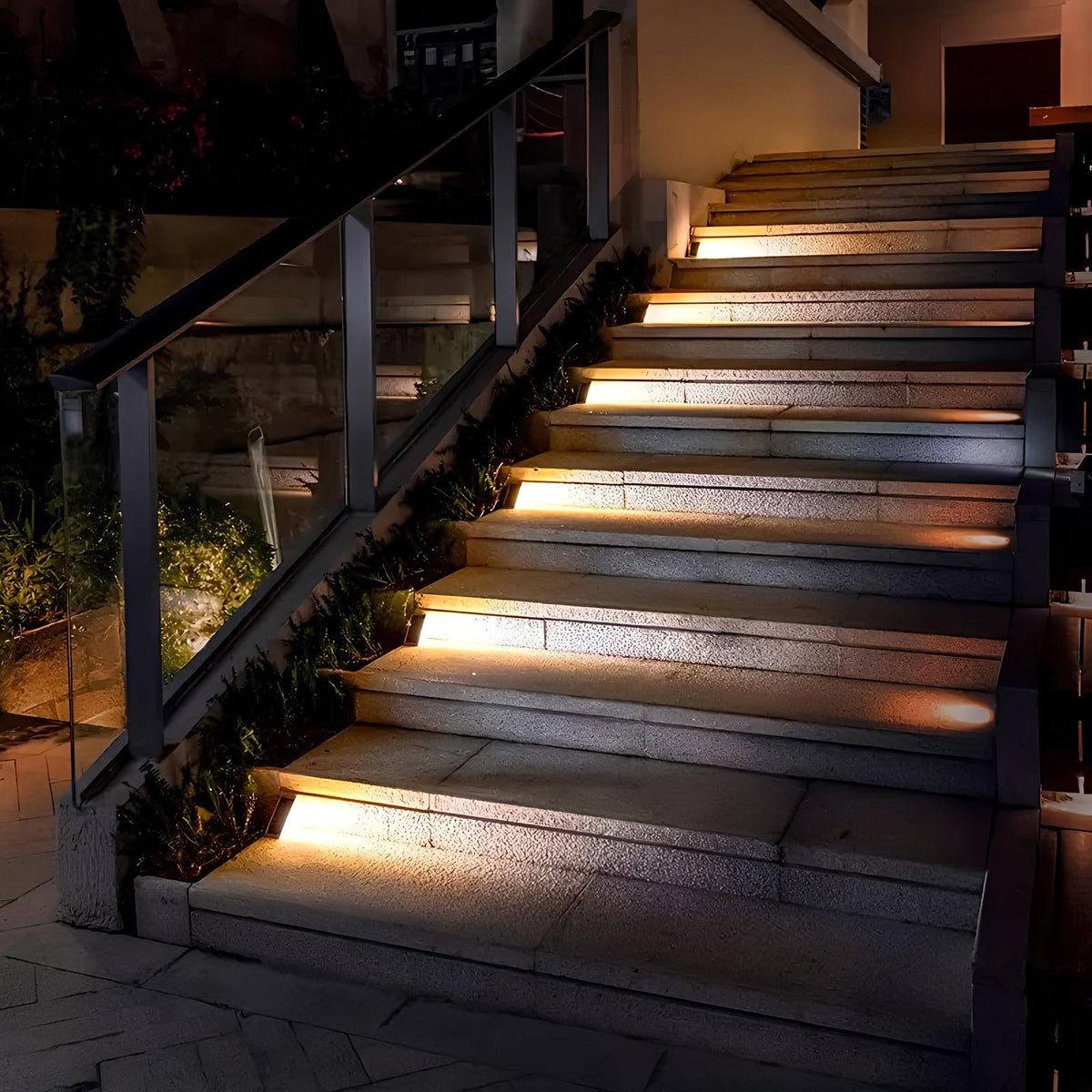 Solar betriebene Treppenlichter