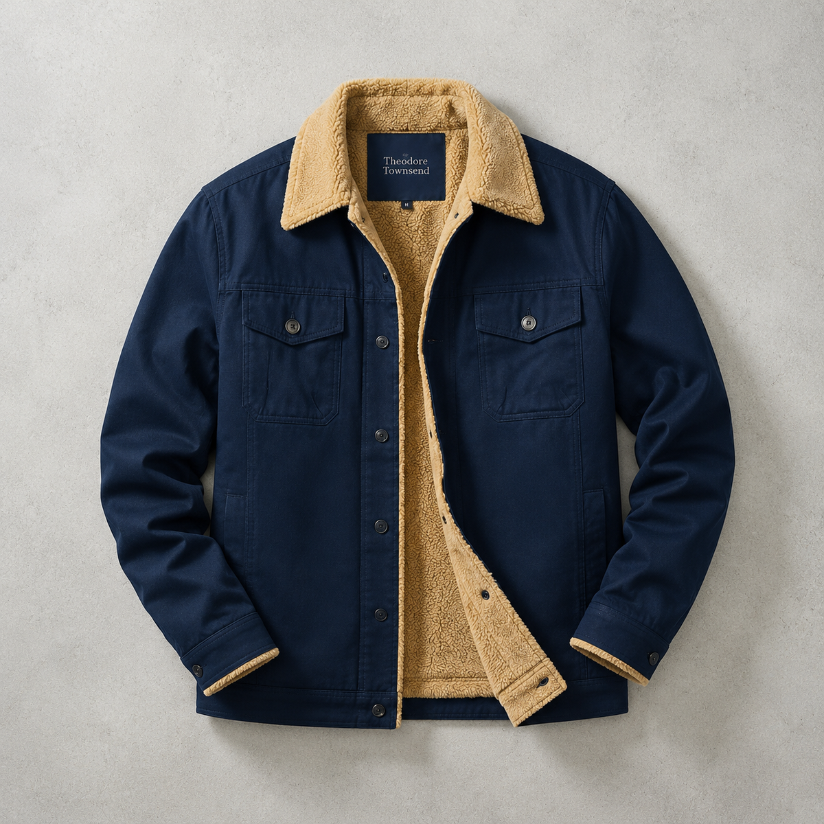 Verbier Sherpa-gefütterte Trucker Field Jacke