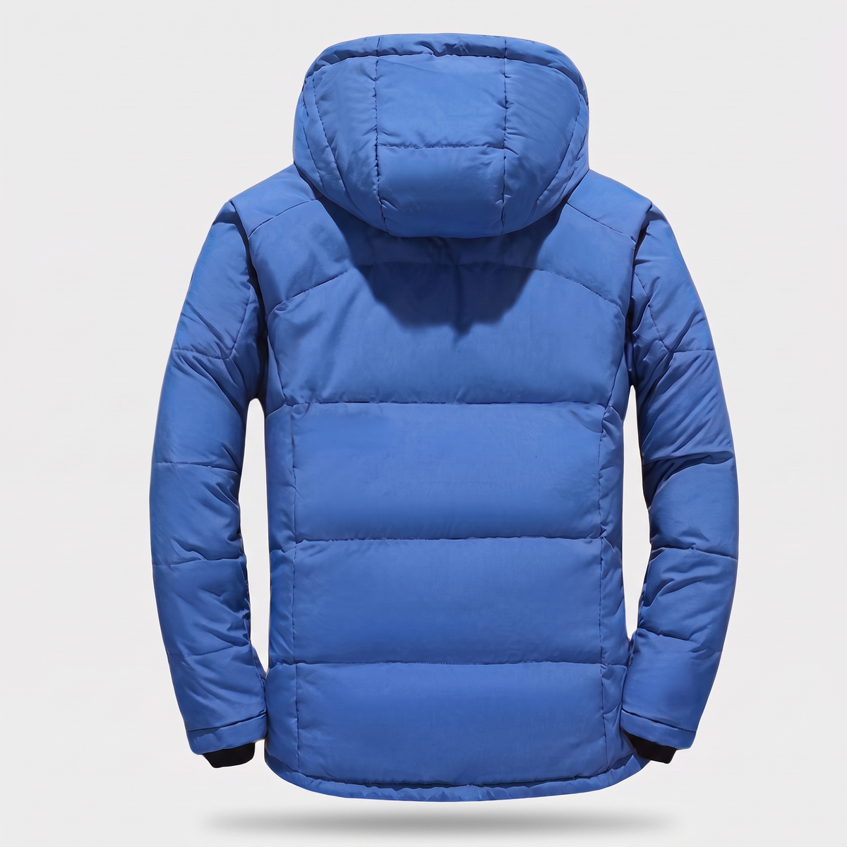 Herren-Pufferjacke - 7-Taschen-Daunenjacke mit Kapuze für den Winter