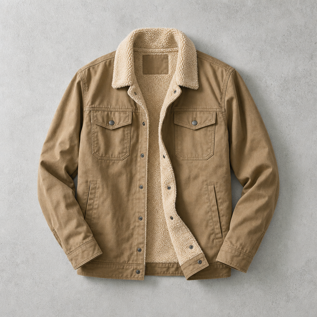 Verbier Sherpa-gefütterte Trucker Field Jacke