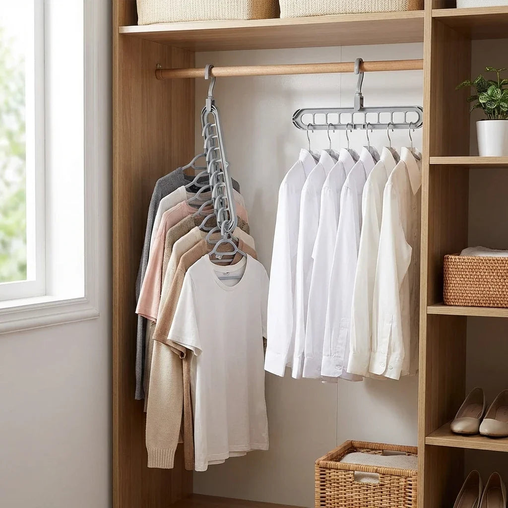Kleiderbügel-System für Schrank (3er-Pack)
