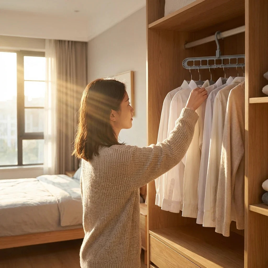 Kleiderbügel-System für Schrank (3er-Pack)