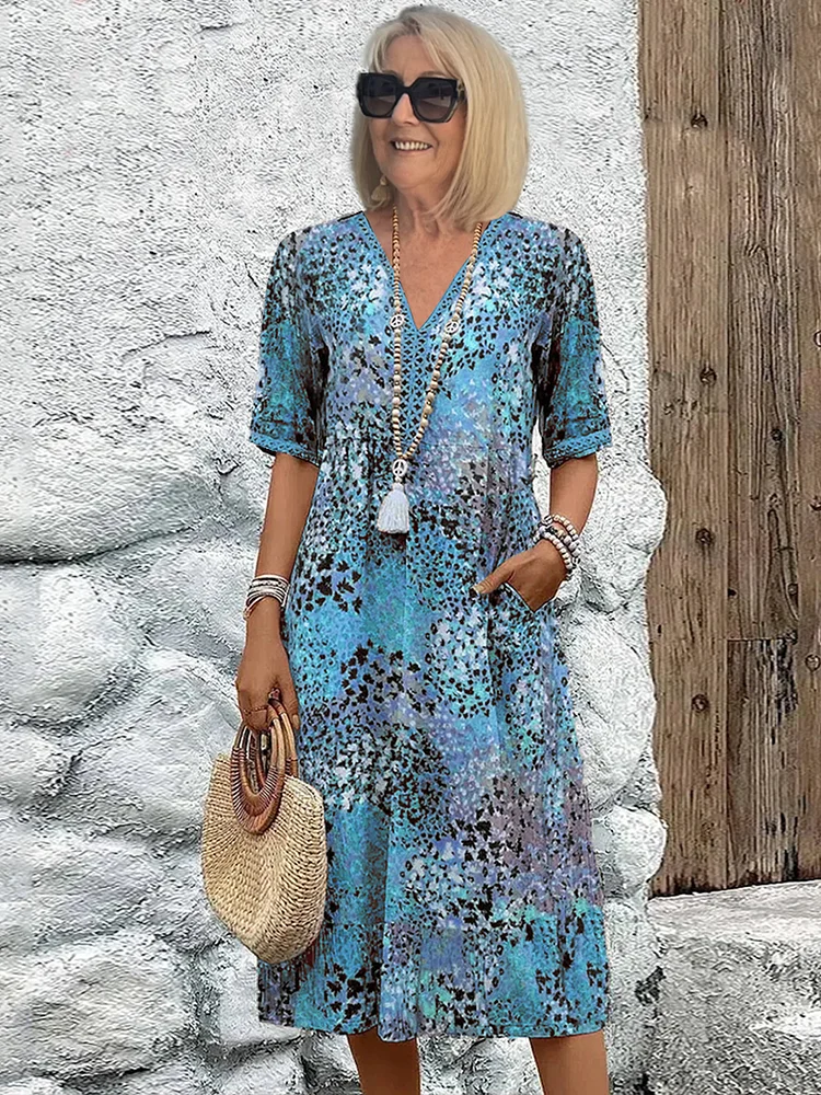 Susan Chic Midi-Kleid mit schmeichelnder Bauchkaschierung