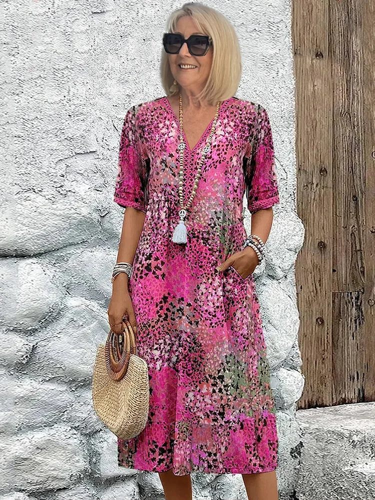 Susan Chic Midi-Kleid mit schmeichelnder Bauchkaschierung