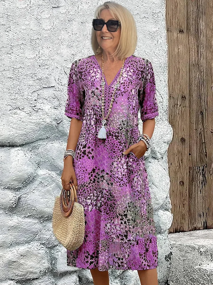 Susan Chic Midi-Kleid mit schmeichelnder Bauchkaschierung