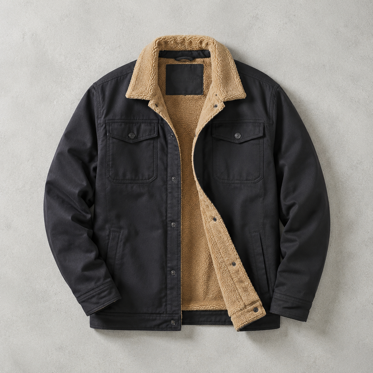 Verbier Sherpa-gefütterte Trucker Field Jacke