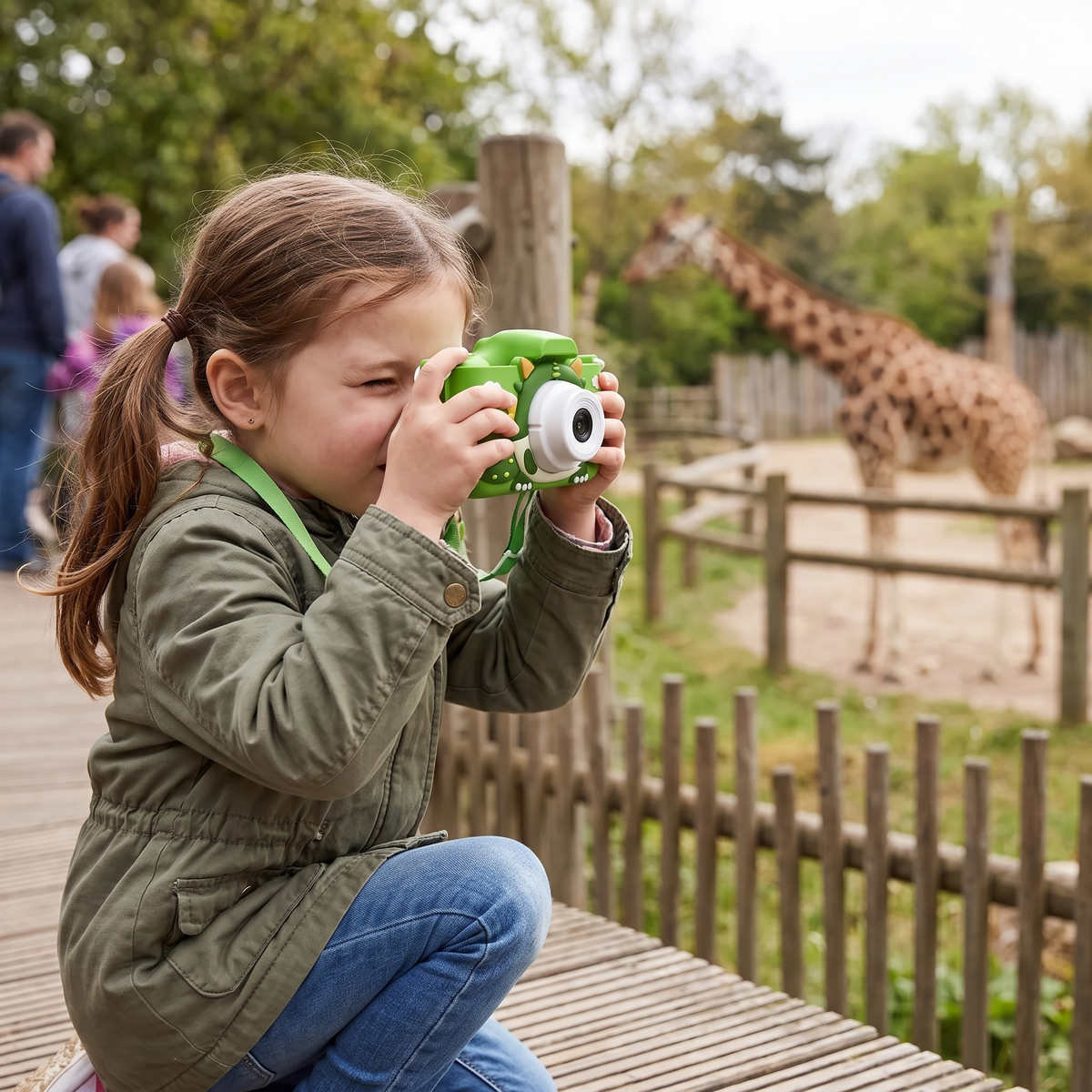 Meine erste Digitalkamera mit Dinosaurier-Hülle