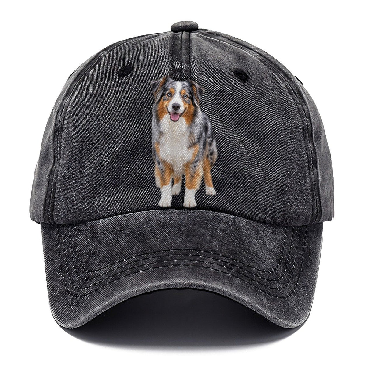 Australian Shepherd Standing Top Breeds Classic Cap