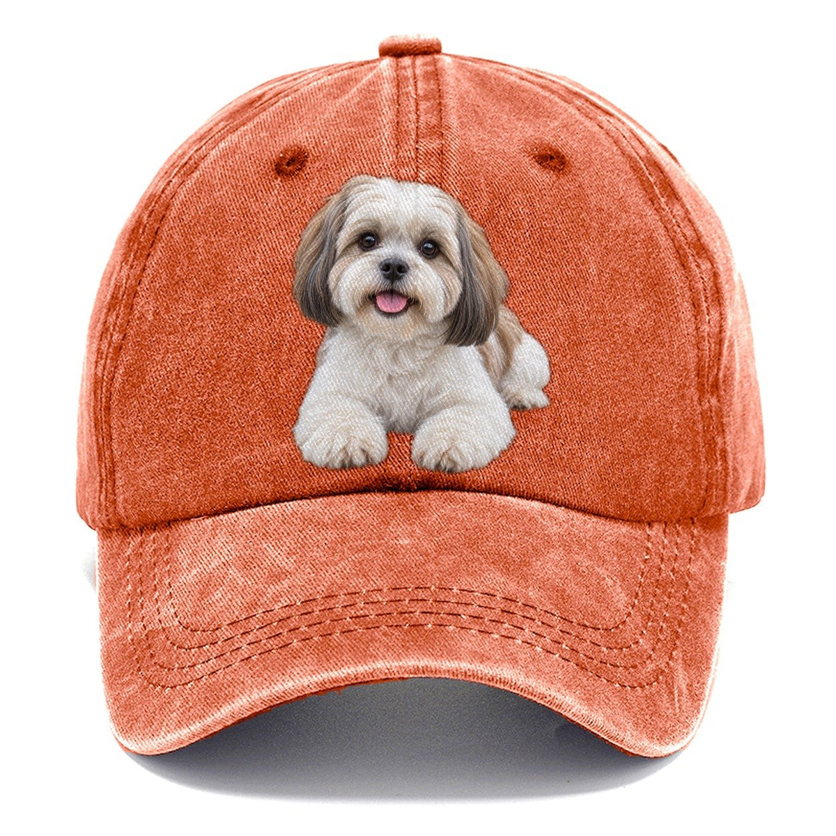 Shih Tzu Liegend Top Rassen Classic Kappe