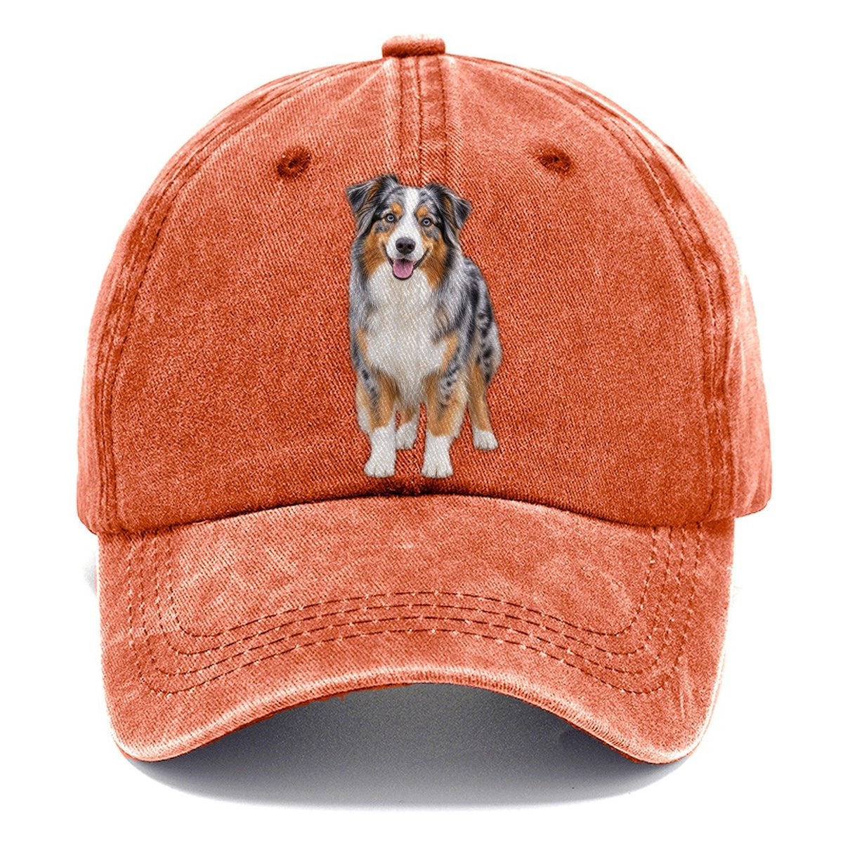 Australian Shepherd Standing Top Breeds Classic Cap