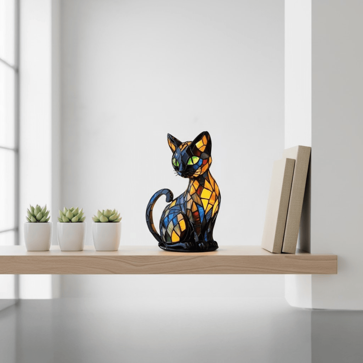 Handgemachte LED-Katzenlampe für Gemütlichkeit & Geschenke