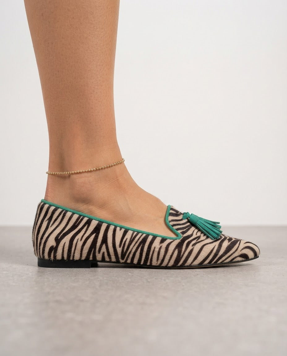 Livia Spitze Slip-On Ballerinas