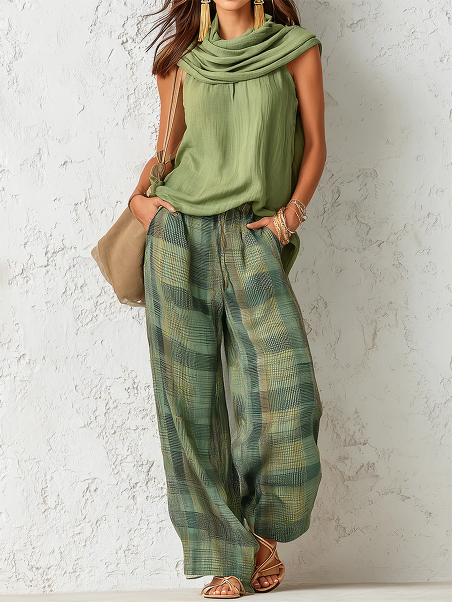 Easy Wide-Leg Zweiteiler