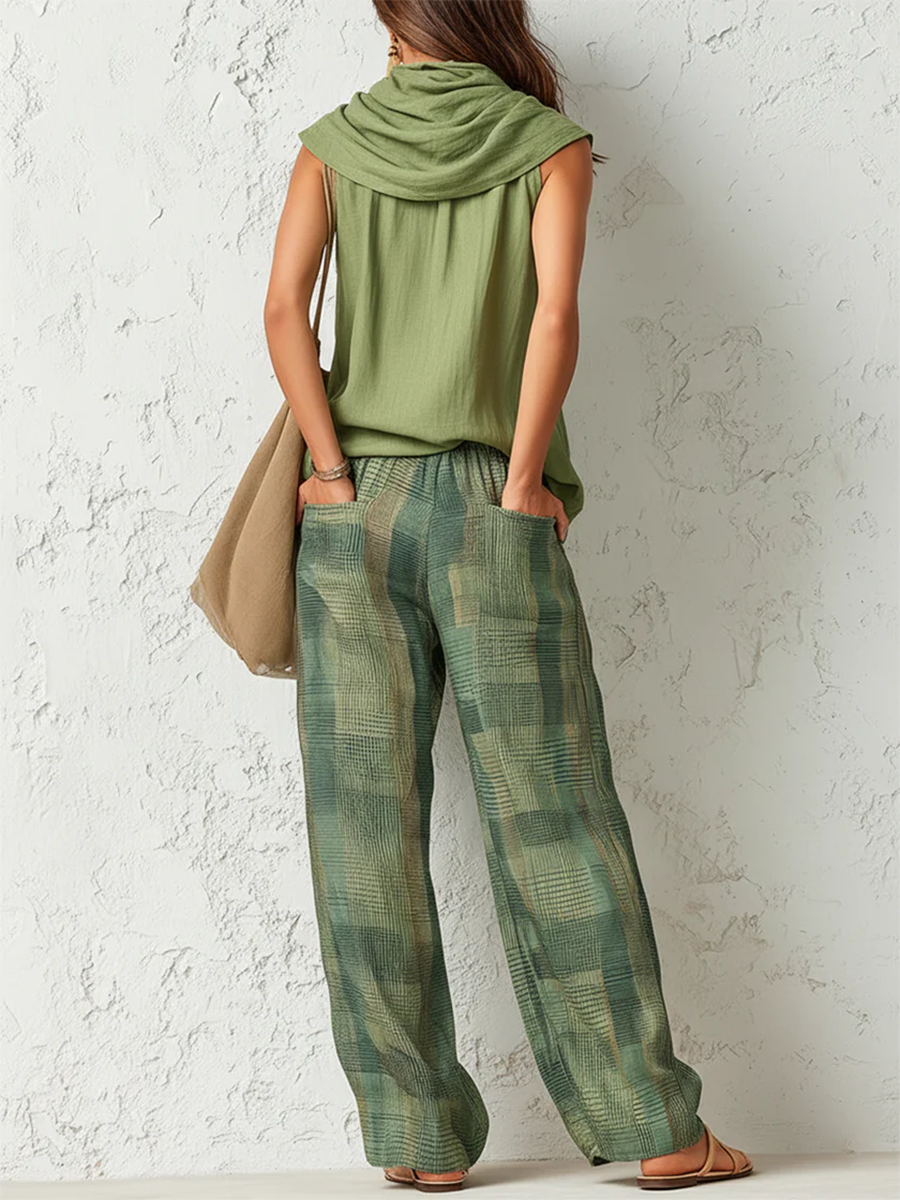Easy Wide-Leg Zweiteiler