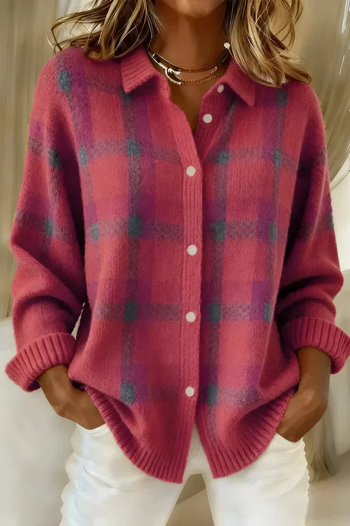 Elegante und gemütliche Strickjacke