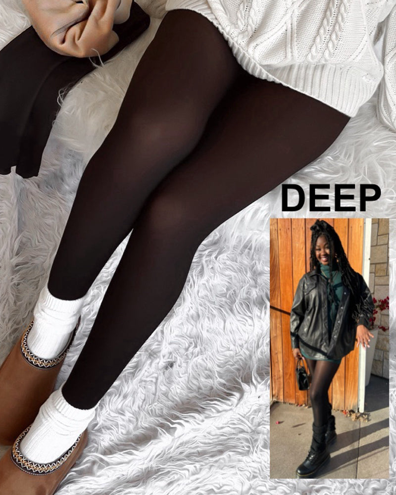 Blickdichte Fleece-Gefütterte Strumpfhose
