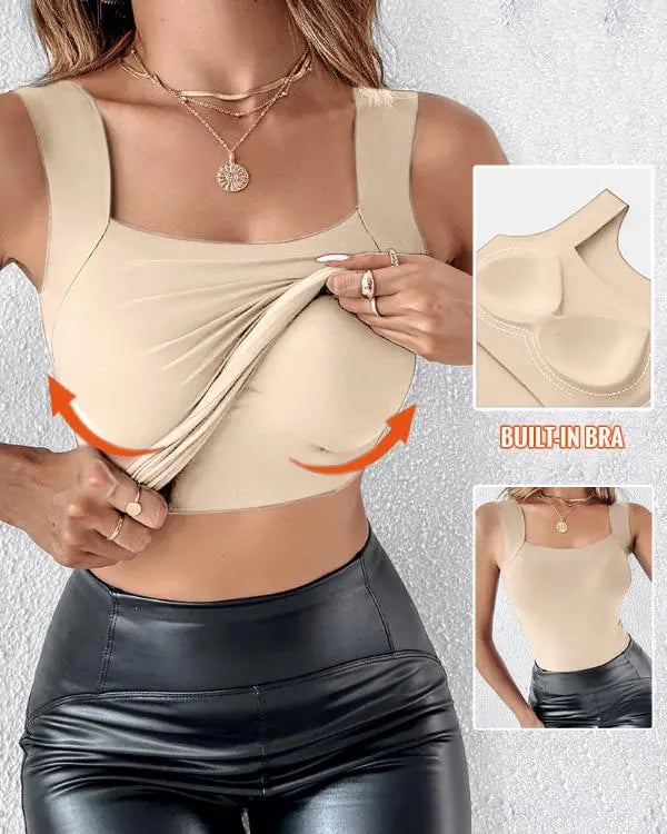Thermal Tank Top für Damen mit integriertem BH