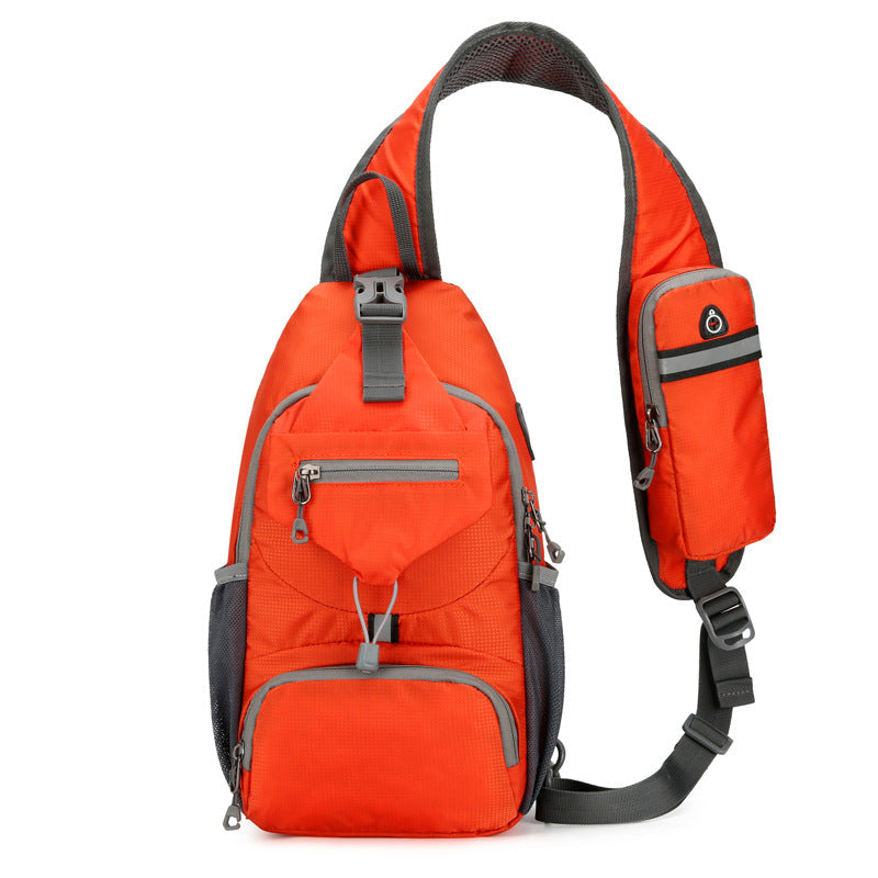 Herren Multi-Pocket Oxford Sling Crossbody Tasche