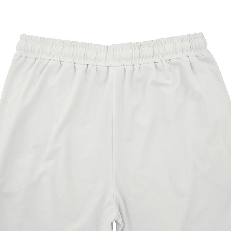 Herren Kordelzug Straight-Leg Hose