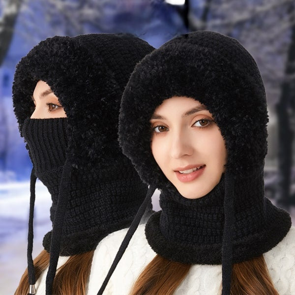 4-in-1 Vollständig Bedeckende Winter-Beaniehmütze
