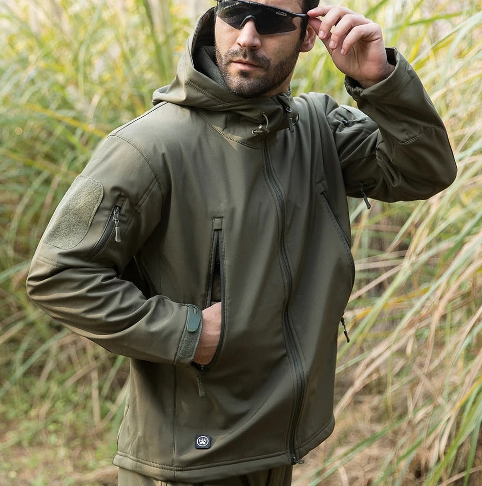 Wasserdichtes, winddichtes Outdoor-Set: Jacke und Hose mit Fleecefutter